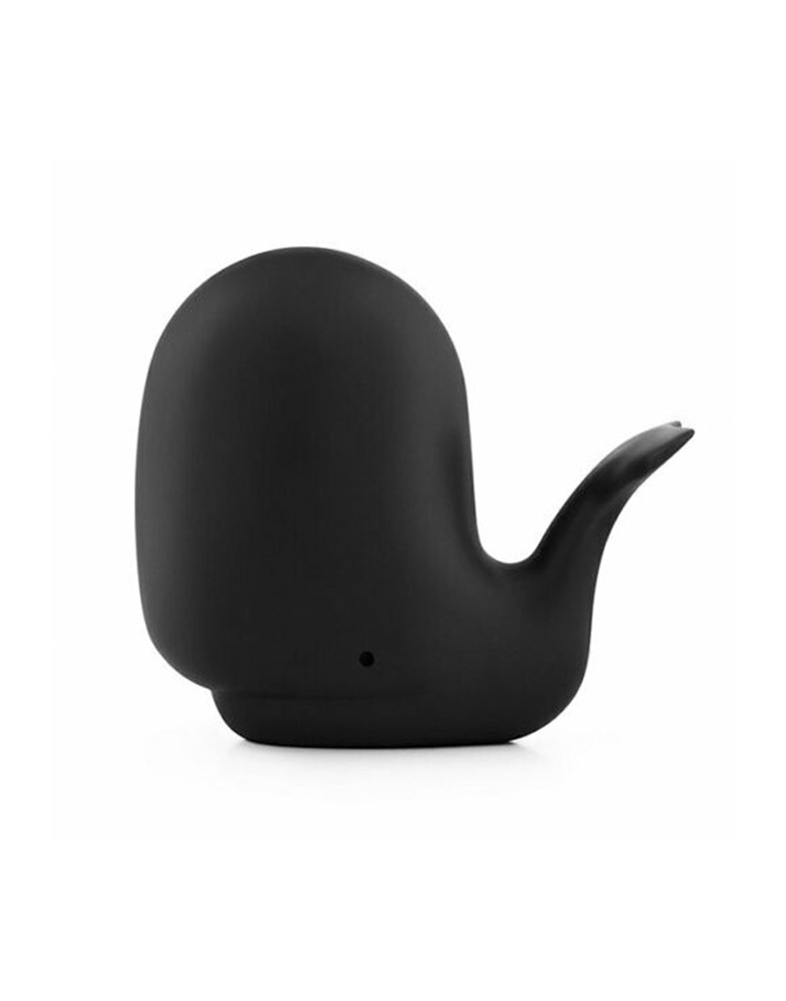 Statuetta Decorativa Normann Copenhagen Happy Whale Nero