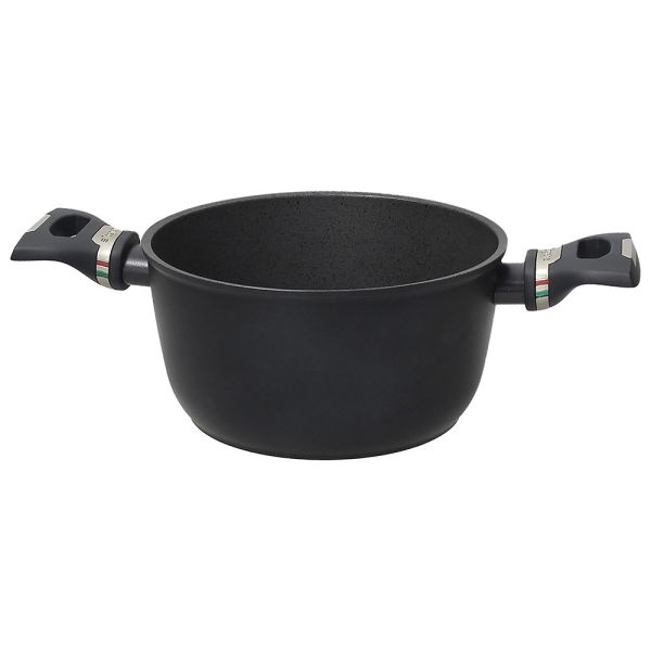 TOGNANA Casseruola 2 manici 20 cm Alluminio Nero Linea Italika Premium TOGNANA Casseruola 2 manici 20 cm Alluminio Nero Linea Italika Premium