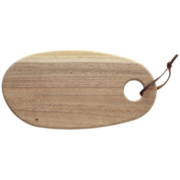 TOGNANA Tagliere ovale cm 31x16x1,5 starbamboo acacia