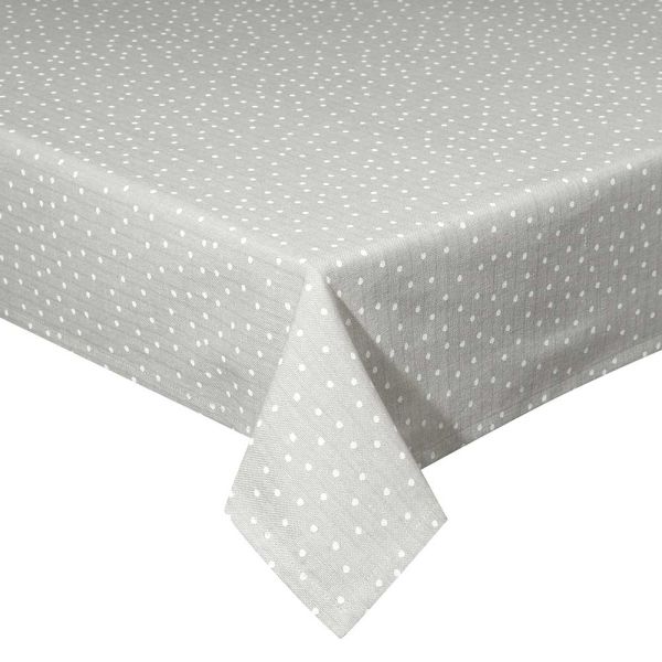 TOGNANA Tovaglia Cm 140x240 Pois Cotone Beige TOGNANA Tovaglia Cm 140x240 Pois Cotone Beige