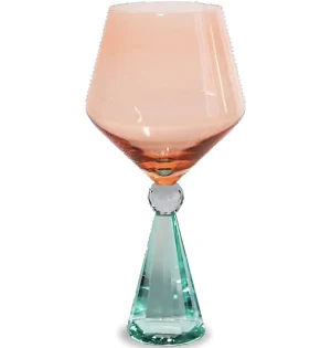 WD LIFESTYLE BICCHIERE CALICI ANVERSA CALICE GIN TONIC AZZURRO E PESCA