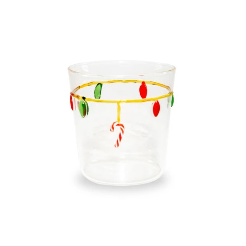 WD LIFESTYLE Bicchiere in vetro borosilicato monterey 250 ml Decoro LUCINE DI NATALE WD LIFESTYLE Bicchiere in vetro borosilicato monterey 250 ml Decoro LUCINE DI NATALE