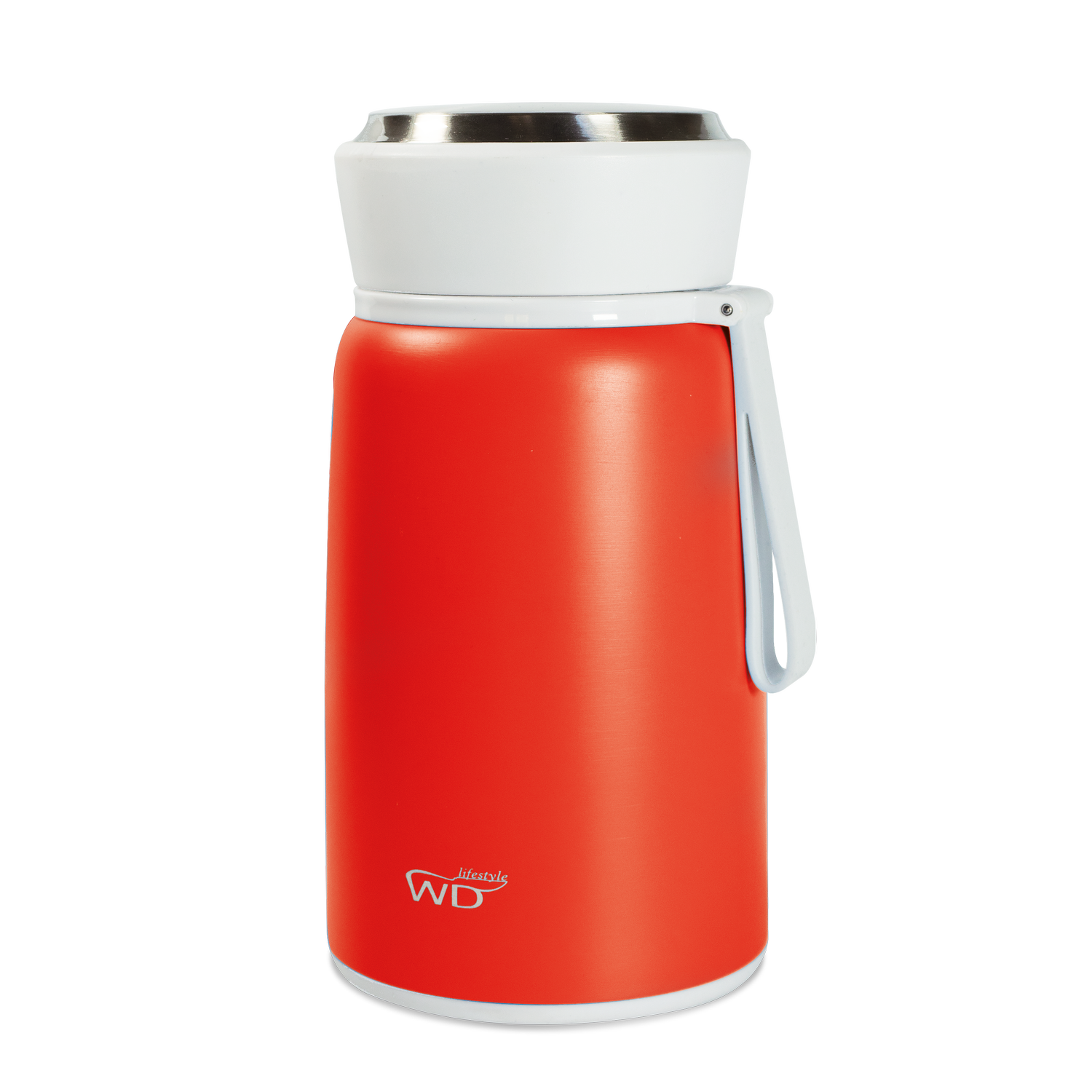 WD LIFESTYLE PORTA PRANZO LUNCH BOX TERMICA DA 800 ML CON CUCCHIAIO ROSSA