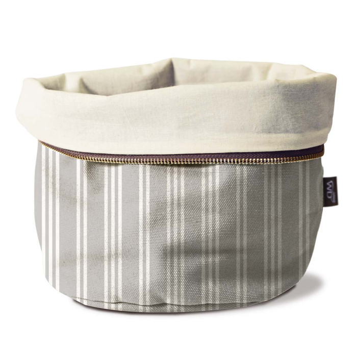 WD LIFESTYLE Sacchetto porta pane riscaldabile grigio