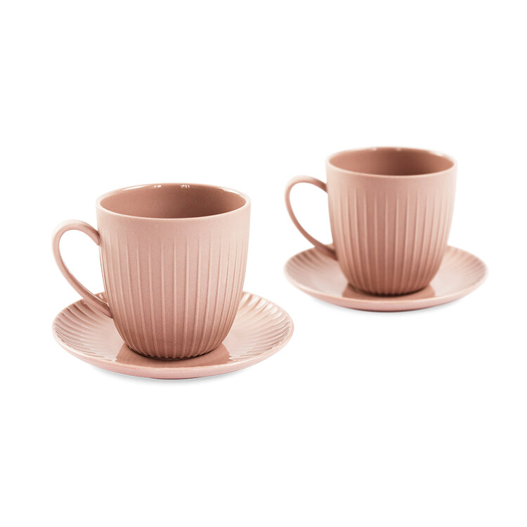 WD LIFESTYLE Set due tazzine caffè porcellana cipria