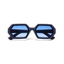 40 PIU&rsquo; FORTY OCCHIALE DA SOLE OKKIA PREMONTATO MOD.ANDREA ESAGONALE COL.MIDNIGHT LENTI BLU