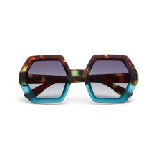 40 PIU&rsquo; FORTY OCCHIALE DA SOLE OKKIA PREMONTATO MOD.EMMA COL. HAVANA E BLU