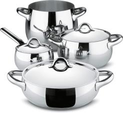 Alessi BATTERIA PENTOLE MAMI SET 7 PEZZI