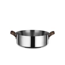 Alessi Casseruola Edo bassa a due manici Larghezza 28 cm