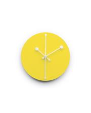 Alessi Orologio da Parete Dotty In Acciaio Colorato Giallo