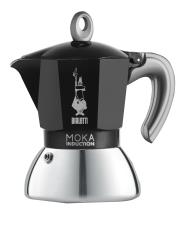 BIALETTI Moka Induction caffettiera 2 tazze nera e alluminio induzione