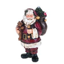 Bianchi Dino Decorazione Natalizia Babbo Natale con sacco 20 cm