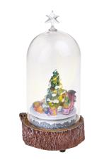 Bianchi Dino Decorazione Natalizia Carillon albero di natale con trenino