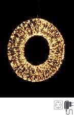 BIZZOTTO  Decorazione Natalizia CORONA 1140 MICROLED CLASSIC COPPER D50