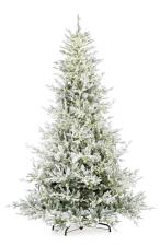 BIZZOTTO Albero di Natale Innevato "Hopkins" 210 Cm, 4737 Rami, 1200 MicroLed, &Oslash;150