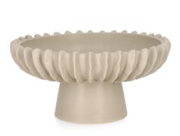 BIZZOTTO ALZATA DECORATIVA  ELDAR BEIGE D 26X13,5H
