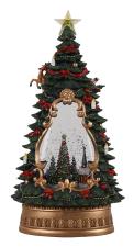 BIZZOTTO CARILLON WATERBALL HOLLY PINO CON LED H.35 CM