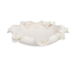 BIZZOTTO CENTROTAVOLA VASSOIO DECORATIVO MINDE BIANCO DIAM. 32 CM