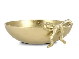 BIZZOTTO CIOTOLA DECORATIVA CENTROTAVOLA VASSOIO ALEXIS ORO DIAM.19 CM