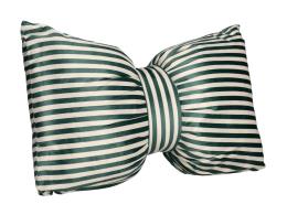 BIZZOTTO CUSCINO ATHEL FIOCCO RIGHE VERDE 60X40