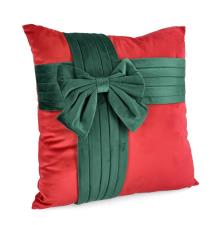 BIZZOTTO CUSCINO FESTIVE ROSSO-VERDE 45X45