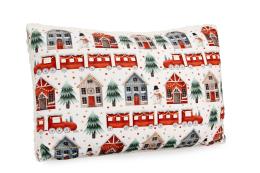 BIZZOTTO CUSCINO NATALIZIO RETT. SNOWYN CASE BIANCO 40X60 CM