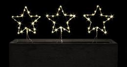 Bizzotto Decorazioni Natalizia 3F Stella Bianca 60 Microled Classic