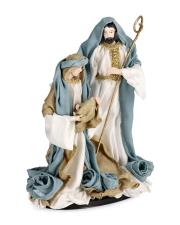 BIZZOTTO NATIVITA’ SACRA FAMIGLIA SPLENDID STAND AZZURRo H31