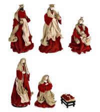 BIZZOTTO NATIVITA’ SUBLIME 6 FIGURE  ROSSO H15