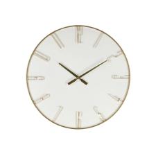 BIZZOTTO OROLOGIO PARETE PIERRE BIANCO-ORO DAM 60 CM