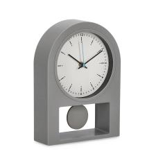 BIZZOTTO OROLOGIO TAVOLO PATRIK GRIGIO 20X27 CM