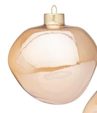 BIZZOTTO PALLA  PENDAGLIO ORGANIC BEIGE LUCIDO D100 AS VETRO TONDA