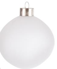 BIZZOTTO PALLA  PENDAGLIO ORGANIC BIANCO D 8 CM TONDA