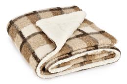BIZZOTTO PLAID LAURENCE QUADRI MARRONE 130X160