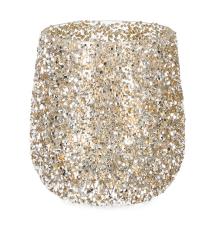 BIZZOTTO PORTA CANDELA  BRILLANTE ORO D15X17H VETRO