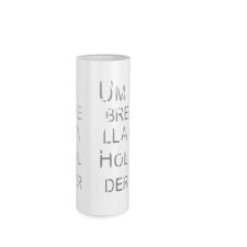 BIZZOTTO PORTA OMBRELLO EYMAR CILINDRICO BIANCO H. 52 CM
