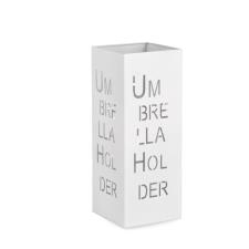 BIZZOTTO PORTA OMBRELLO EYMAR RETTANGOLARE BIANCO H. 52 CM