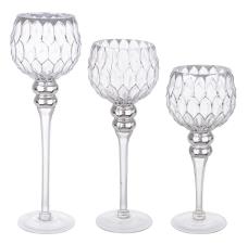 BIZZOTTO SET3 P.CANDELA 1P MELODIE CALICE ARGENTO