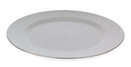 BIZZOTTO SOTTOPIATTO GLITTERY ARGENTO D33 1PZ