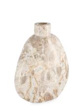 BIZZOTTO VASO CRANE MARMO BEIGE H25