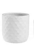 BIZZOTTO VASO PORTAPIANTA  PYRAMID BIANCO