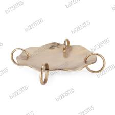 BIZZOTTO VASSOIO DECORATIVO SAGAR TONDO ORO CM 46
