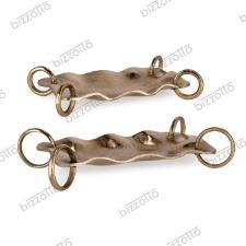 BIZZOTTO VASSOIO SET DUE PZ DECORATIVO SAGAR ORO