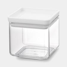 Brabantia Barattolo Quadrato 0.5Lt Tappo Bianco