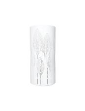 BRANDANI  LAMPADA FOGLIE PORCELLANA CM 27 H.