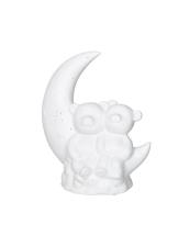 BRANDANI  LAMPADA ORSETTI LUNARI  PORCELLANA 23X28 H CM