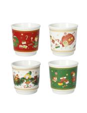 BRANDANI BICCHIERINO ELFOMAGIA SET 4 PZ NEW BONE CHINA