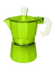 BRANDANI CAFFETTIERA GLITTER VERDE 1 TZ ALLUMINIO