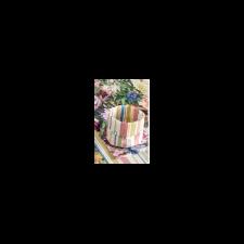 BRANDANI CESTINO PANE RIGHE CALIPSO COTONE 18X23 CM