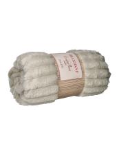 BRANDANI COPERTA PLAID ONDE BEIGE CREMA